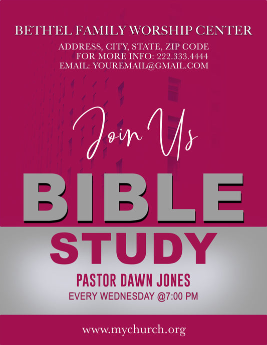 Bible Study Template 8