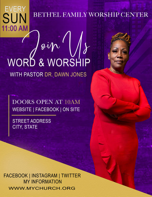 Sunday Service Template 1